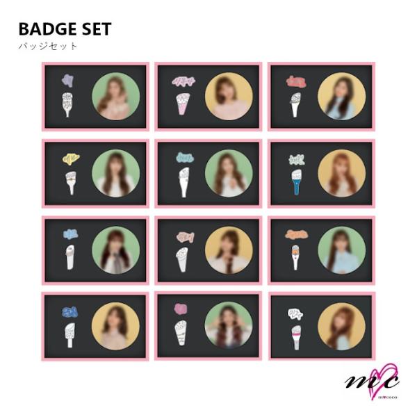 IZ*ONE 公式グッズ IZONE 1ST CONCERT EYES ON ME【BADGE SE...