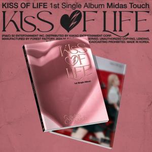 [ポスター付き] KISS OF LIFE 公式グッズ Midas Touch / 1ST SINGLE ALBUM (Photobook Ver.) アルバム キオプ CD  K-POP 韓国｜エムココ