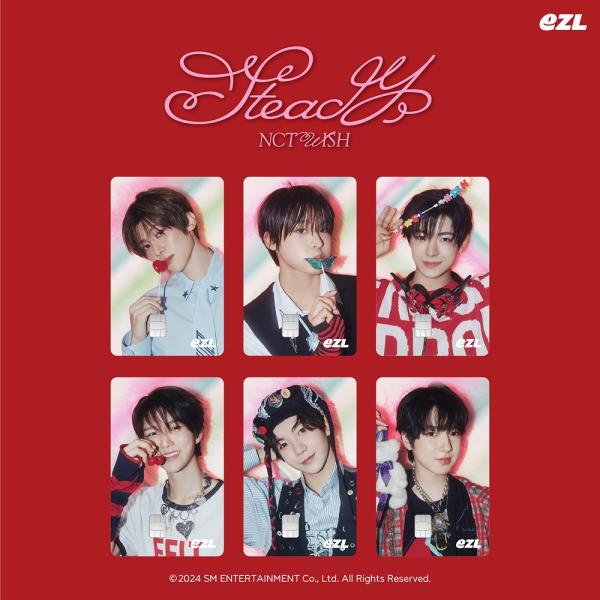 NCT WISH 公式グッズ  EZL交通カード Steady Ver ウィッシュ 韓国 地下鉄IC...
