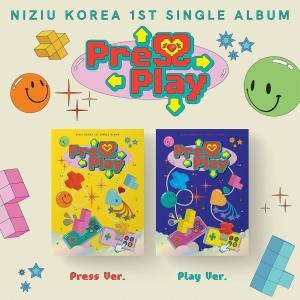 NiziU 公式グッズ Press Play / 1ST SINGLE ALBUM アルバム CD ニジュー K-POP 韓国｜エムココ