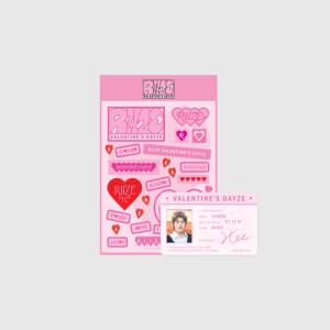 RIIZE 公式グッズ REMOVABLE STICKER + ID CARD SET  / 2024 RIIZE VALENTINE'S DAYZE OFFICIAL MD ライズ  K-POP 韓国｜mcoco
