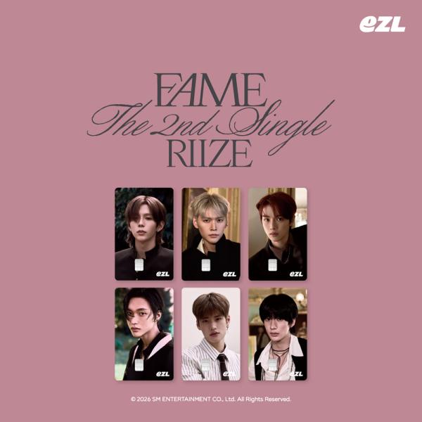 【予約販売】RIIZE 公式グッズ  EZL交通カード Fame ver 韓国 地下鉄ICカード |...