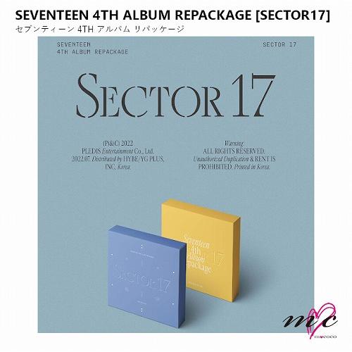SEVENTEEN 公式グッズ 4TH ALBUM REPACKAGE &quot;SECTOR17&quot; ポスタ...