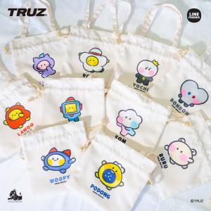 TREASURE TRUZ 公式グッズ minini STRING ECO BAG トレジャー ひも付きエコバック 韓国 K-POP｜mcoco