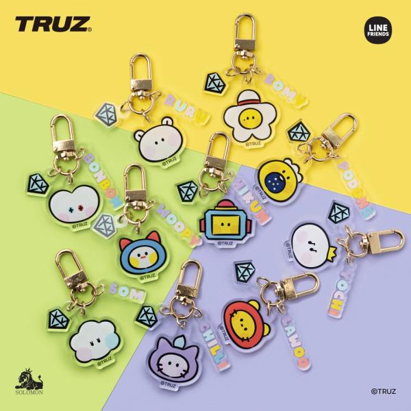 TREASURE TRUZ 公式グッズ minini ACRYLIC KEY RING アクリルキー...