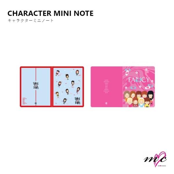 TWICE 公式グッズ CHARACTER MINI NOTE キャラクターミニノート /  TWI...