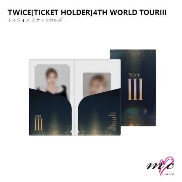 TWICE 公式グッズ " TICKET HOLDER " チケットホルダー 4TH WORLD T...