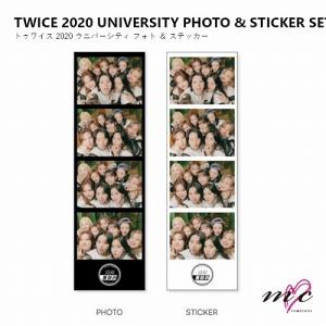 TWICE 公式グッズ【PHOTO & STICKER SET】2020 UNIVERSITY WORLD TOUR TWICELIGHTS IN SOEUL FINAL トゥワイス ライブグッズ ツアーグッズ |K-POP 韓国｜mcoco