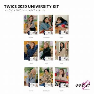 TWICE 公式グッズ 2020 TRADING CARD / UNIVERSITY WORLD TOUR
