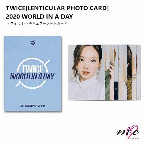 TWICE 公式グッズ LENTICULAR PHOTO CARD / 2020 WORLD IN ...
