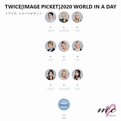 TWICE 公式グッズ IMAGE PICKET うちわ 2020 WORLD IN A DAY ト...