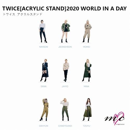 TWICE 公式グッズ ACRYLIC STAND アクリルスタンド 2020 WORLD IN A...