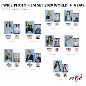 TWICE 公式グッズ PHOTO FILM SET フォトフィルムセット 2020 WORLD IN A DAY トゥワイス ライブグッズ ツアーグッズ K-POP 韓国｜mcoco