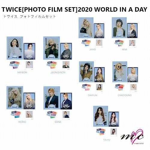 TWICE 公式グッズ PHOTO FILM SET フォトフィルムセット 2020 WORLD I...