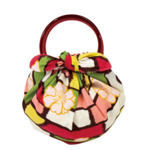 風呂敷 ふろしき むす美 70cm 綿 モダンガール いちごバッグ さくら マルチ 20451-206