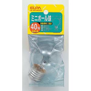 ELPA(エルパ) ミニボール球 G50 口金E26 40W G-81H(C)