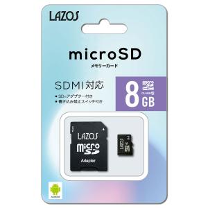 Lazos microSDHCカード 8GB Class10 L-8MSD10｜mcodirect