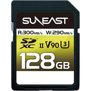 SUNEAST UHS-2　pSLC　V90　SDXCカード　128GB SE-SDU2128GA300｜mcodirect