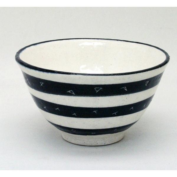 【※代金引換不可・メーカー直送の為、送料は後日別途ご連絡】飯碗　made in japan ボーダー...