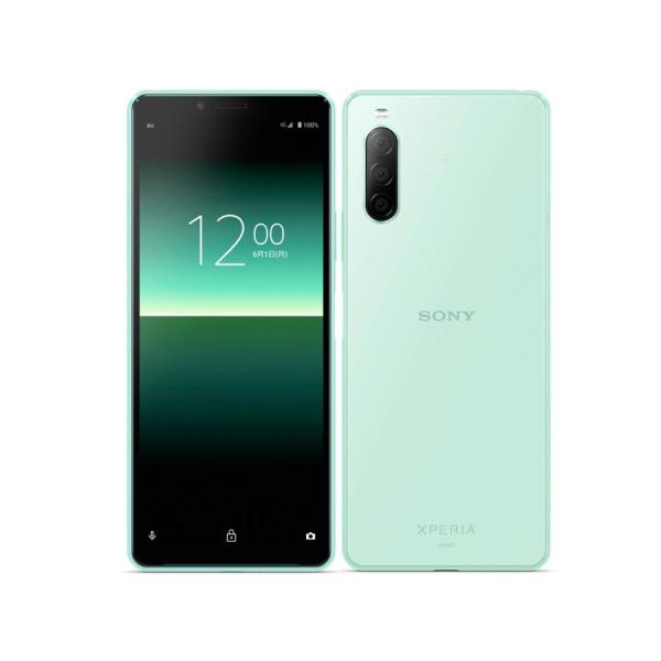 【simカード＆中古端末セット】充電ケーブル付き Xperia 10 ll SOV43 64GB ラ...