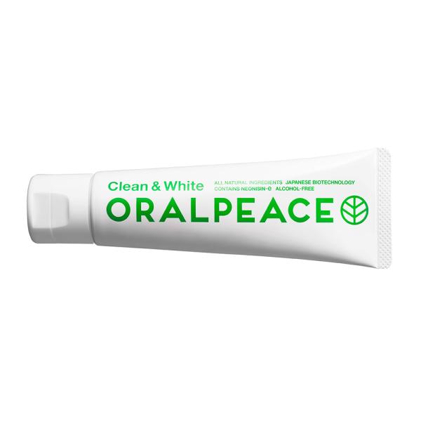ORALPEACE オーラルピース クリーン&amp;ホワイト 80g 歯磨き粉 口臭