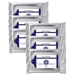 ボディシート メンズ PROUDMEN プラウドメン グルーミングシート グルーミング シトラス 12枚入り 6個セット