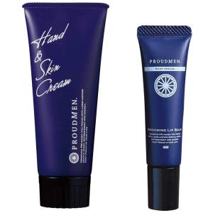 PROUDMEN プラウドメン ハンドクリームハンド＆スキンクリーム 60g + グルーミングリップバーム リップクリーム シトラス ミント 10g 2020