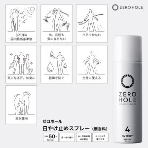 ZERO HOLE ゼロホール 日やけ止めスプ...の詳細画像3