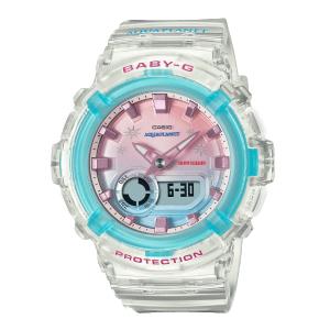 レディース 腕時計 7年保証 カシオ BABY-G アナ×デジ BGA-280AP-7AJR 正規品 CASIO Aquaplanet イソバナ｜mcoy