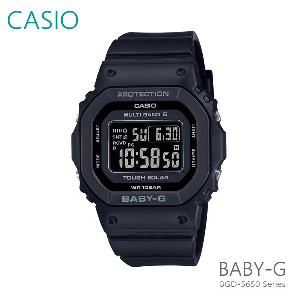 レディース 腕時計 7年保証 カシオ BABY-G ソーラー 電波 BGD-5650-1CJF 正規...