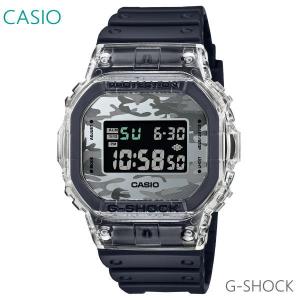 メンズ 腕時計 7年保証 カシオ G-SHOCK デジタル DW-5600SKC-1JF 正規品 CASIO カモフラージュ・スケルトン｜mcoy