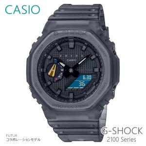 メンズ 腕時計 7年保証 カシオ G-SHOCK アナ×デジ GA-2100FT-8AJR 正規品 CASIO FUTURコラボ｜mcoy