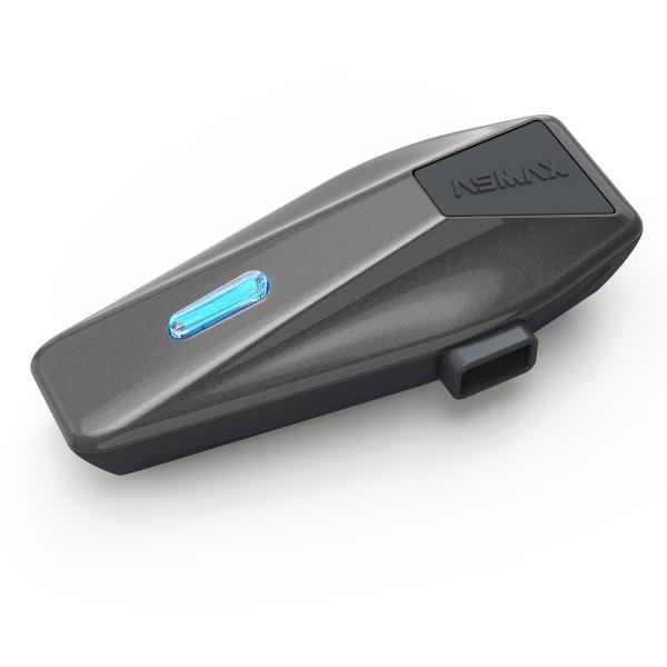 S2 インカム グレー バイク/オートバイ/IPX7防水/インターコム/ASMAX/アズマックス