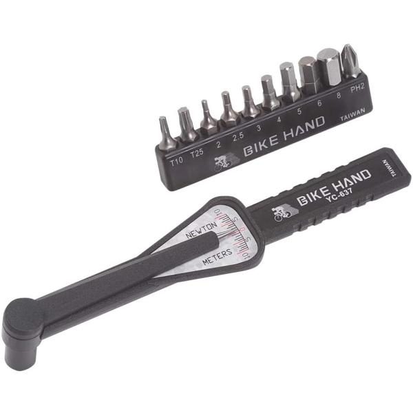 YC-637+BITS トルクレンチ 自転車/ロードバイク/工具/整備/BIKE HAND