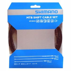 Y60098021 MTB ステンレス シフトケーブルセット ブラック 自転車/ロードバイク/シフト...
