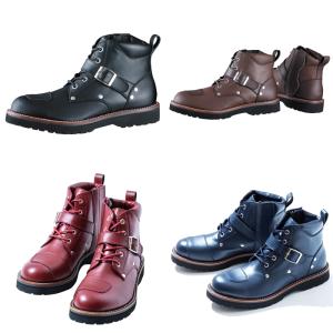 南海部品] ナンカイ PU ワークブーツ2 ワインレッド Size 23.5cm NTB