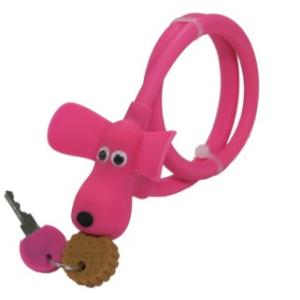 TS シリコンワイヤー錠 DOGGY LOCK 10x600mm 自転車/ロードバイク/ワイヤーロッ...