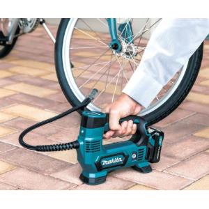 充電式空気入れ（バッテリ、充電器、ケース付） 送料無料/自転車/バイク/車/エアーポンプ/マキタ