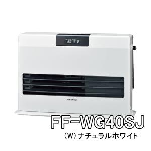 CORONA（コロナ） FF式温風石油ストーブ FF-WG40SK-W 石油ファン