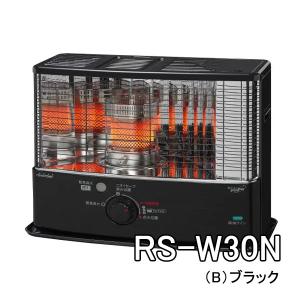 石油ストーブ 反射型 でるでる芯 多面反射板 木造7畳まで トヨトミ RS-W30N-B [RSW30NB] ブラック ＊5＊ ワイドタイプ TOYOTOMI｜mcshowa