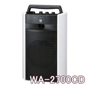 TOA ポータブル型 ワイヤレスアンプ ４電源方式 WA-2700CD [WA2700CD] ＊4＊ ＣＤ付 定格出力22W｜mcshowa