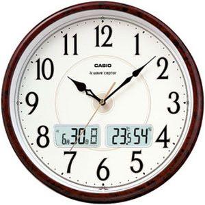 カシオ 電波時計 壁掛け時計 デジタル アナログ 掛け時計 おしゃれな