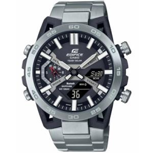 カシオ スポーツウォッチ EDIFICE 10気圧防水 デジタル アナログ腕時計 (ECB-2000YD-1AJF) ストップウォッチ タイマー LEDライト付き マラソン ランニング 時計