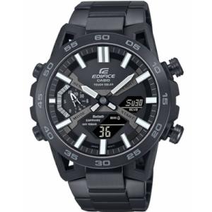 カシオ スポーツウォッチ EDIFICE 10気圧防水 デジタル アナログ腕時計 (ECB-2000YDC-1BJF) ストップウォッチ タイマー LEDライト付き マラソン ランニング 時計