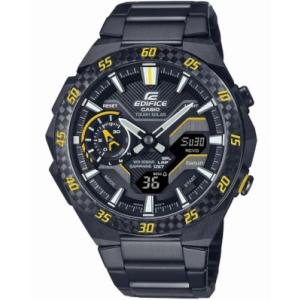 カシオ スポーツウォッチ EDIFICE 10気圧防水 デジタル アナログ腕時計 (ECB-2200YRC-1A9JF) ストップウォッチ タイマー ライト付き マラソン ランニング 時計