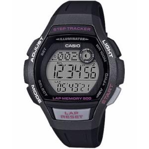 CASIO デジタルスポーツストップウォッチ ブラック CASIO（カシオ） ランニングウォッチ スポーツウォッチ 10気圧防水
