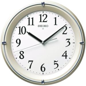 SEIKO 電波掛時計 暗闇でも！字光式(光続ける)ホワイト文字盤！連続秒針 壁掛け時計 電波 アナログ 掛け時計 音がしない 連続秒針 大型