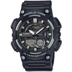 カシオ スポーツウォッチ 10気圧防水 メンズ デジタル アナログ 腕時計 (SD17OC10) ス...