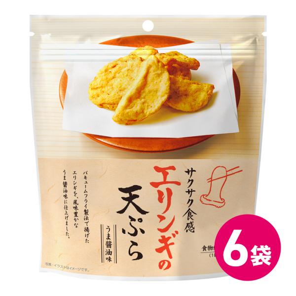 お菓子 スナック菓子 おつまみ 天ぷら 野菜 エリンギ 宅呑み チャック付き 6袋セット
