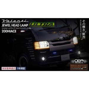ハイエース用6眼LEDヘッドランプ ジュエルヘ...の詳細画像1